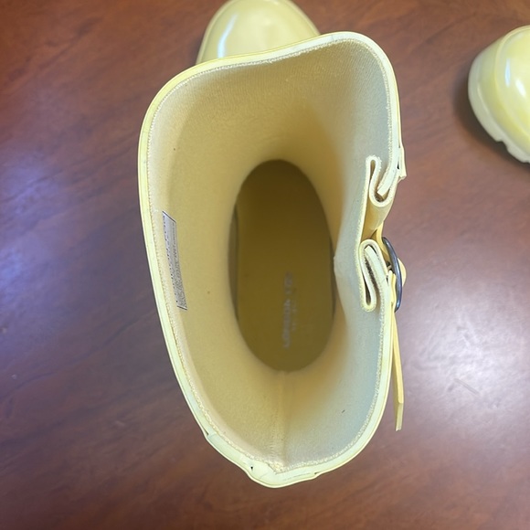 London fog tally, waterproof rain boots yellow 8M - Picture 3 of 5